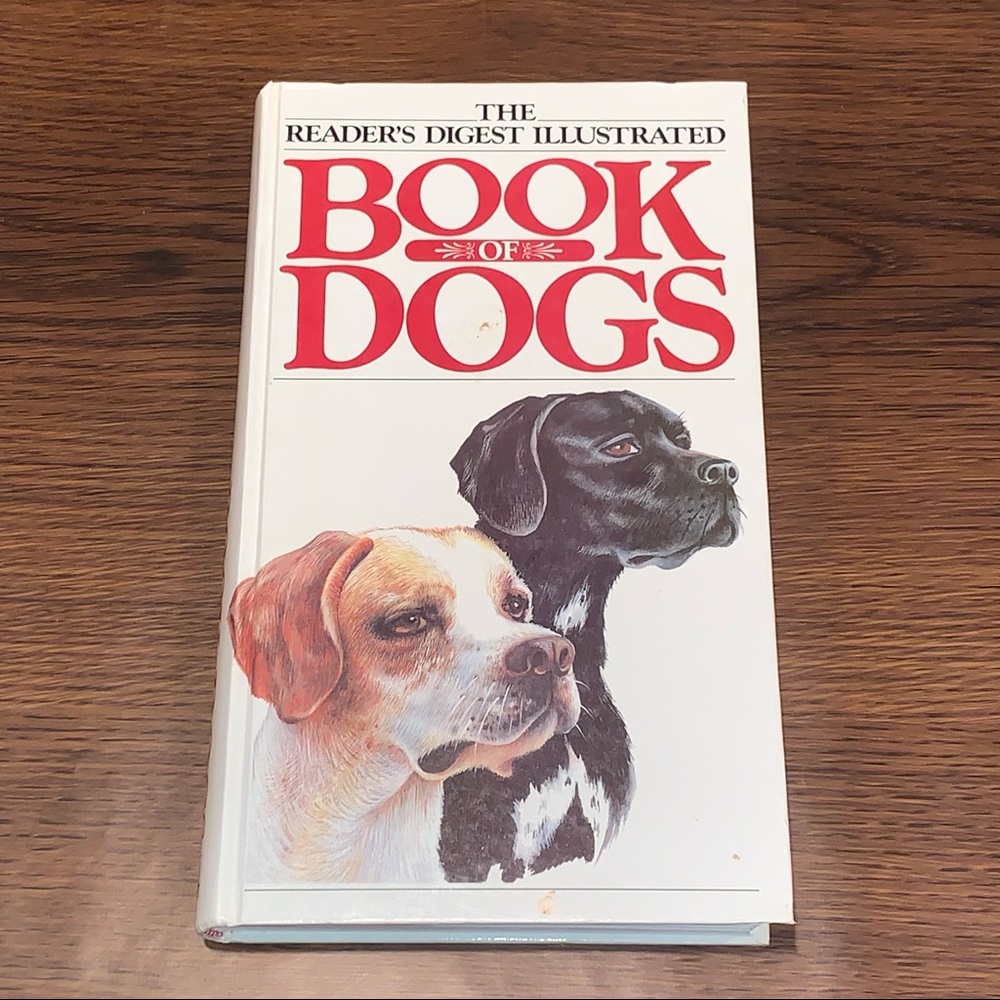 The Reader's Digest Illustrated Book Of Dogs Vintage Hardcover